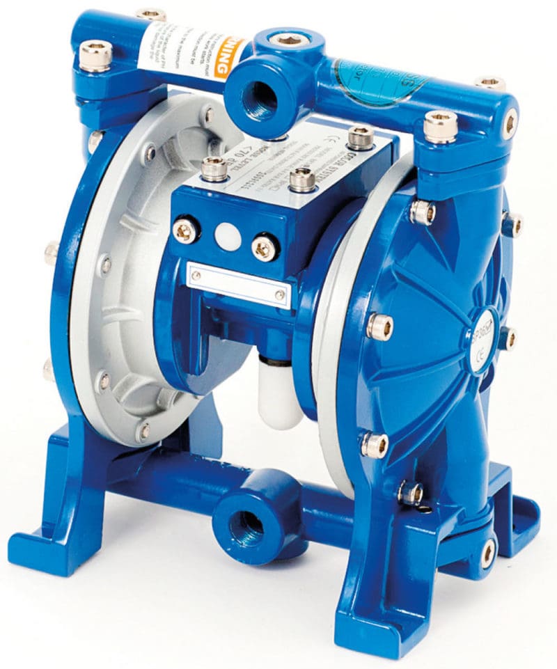 Mini Pompa Pneumatica A Doppia Membrana A-26 – Stabilizzata In Pressione, Resistente Alla Corrosione, Albero In Acciaio Inox, Per Vernici, Solventi E Inchiostri